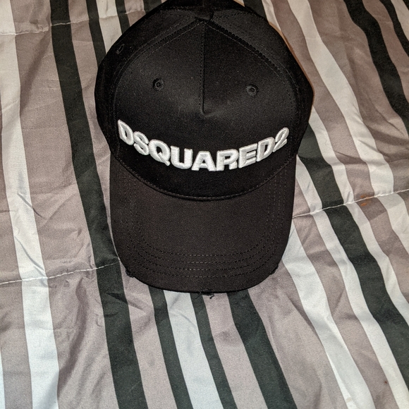 NWT Men's Black Adjustable Dsquared2 Cap - Picture 6 of 7